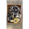 Image 1 : BOX OF DUCT CLAMPS AND VARIOUS TAPE