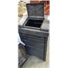 Image 2 : COMMERCIAL BLACK GARBAGE BIN