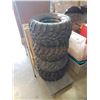 Image 1 : SET OF 4 CARLISLE AT489 TIRES OFF POLARIS 6X6