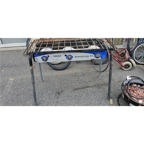 CAMP CHEF EXPEDITION 3X 3 BURNER RANGE