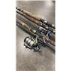 Image 2 : 3 FISHING RODS WITH CASTING REELS