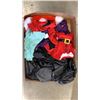 Image 2 : BOX OF NEW BABY AND INFANT CLOTHES WITH BABY CARRIER