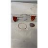 Image 1 : RED TIP AMETHYST WITH ROSE QUARTZ BRACELET
