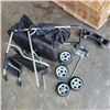 Image 3 : BLACK 4 WHEEL PET STROLLER