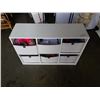 Image 3 : WHITE CUBICLE SHELF WITH DRAWERS