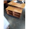 Image 2 : IKEA CORNER DESK WITH ROLL UNDER SHELVES