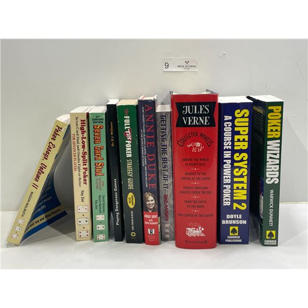 Collection Of Vintage Poker Books