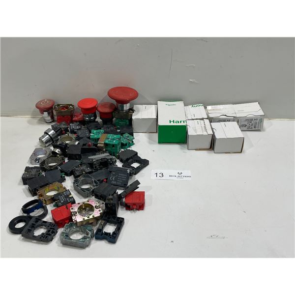 Emergency Stop Button Part Assortment