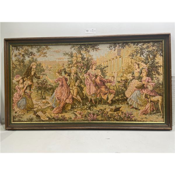 Vintage Rhythm Knitted Art