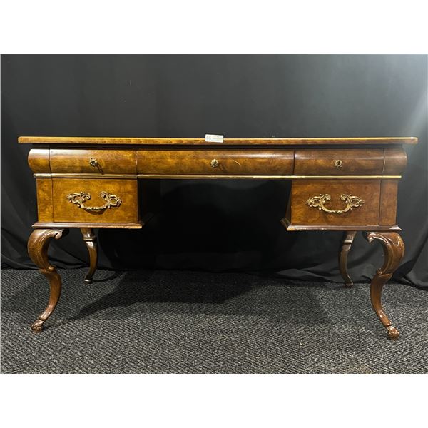 Antique Wooden Desk 60 x 28 x 31