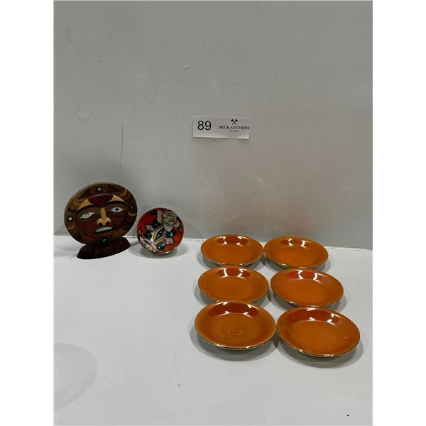 Assortment Of Miniature Tea Cups And Saucers