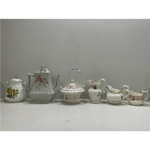 Assortment Of Miscellaneous Teapots And Dishware