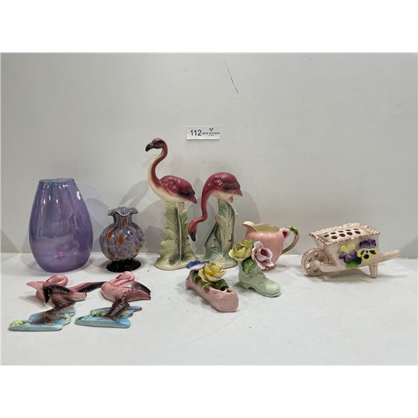 Flamingo House Decor And Beautiful Vases