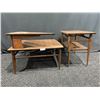 Image 4 : Mid-Century Modern Arborite & Wood Side Tables