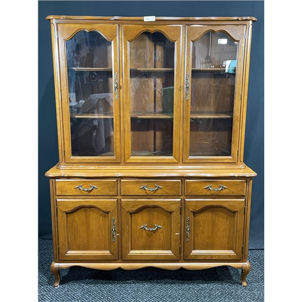 2 Piece Mid-Century Modern China Hutch