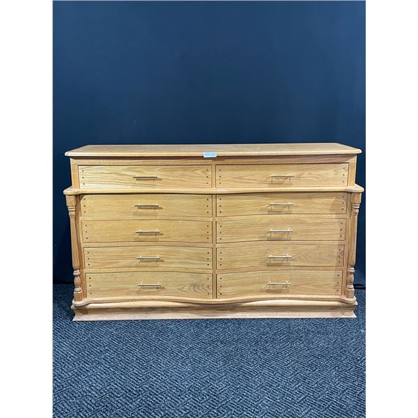 Sunny Oak Gold Handled Dresser