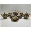 Image 1 : Asian Gold Accented Designed Teacup Set