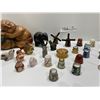 Image 2 : Collectible Ceramic Miniature Figurines And Thimbles