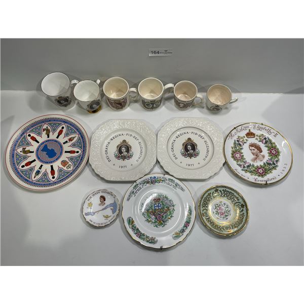 Assortment Of Royal Family Themed Dishware