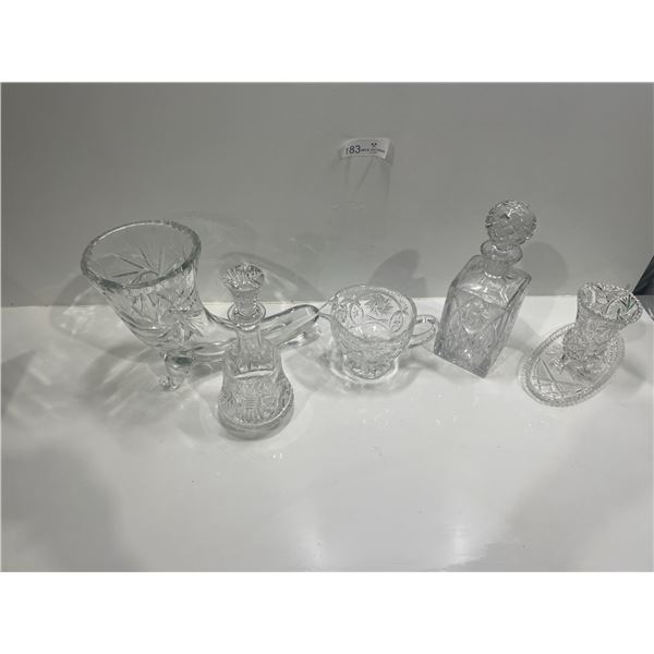Set Of Crystal Dishware
