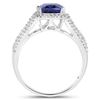 Image 2 : 3.32ct Tanzanite 14K White Gold Ring