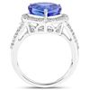 Image 2 : 4.77ct Tanzanite 14K White Gold Ring