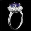 Image 2 : 14k Gold 2.60ct Tanzanite 1.00ct Diamond Ring