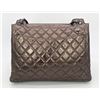 Image 3 : Chanel Metallic Bronze Quilted Leather Classic Flap Shopping Tote