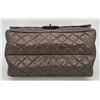 Image 6 : Chanel Metallic Bronze Quilted Leather Classic Flap Shopping Tote