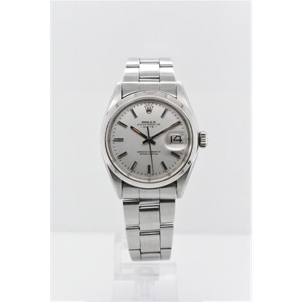 Pre-owned ROLEX DATEJUST Model #1500 S/S 34mm