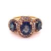 Image 6 : 5.49ct NATURAL SAPPHIRE 18K Rose Gold Ring