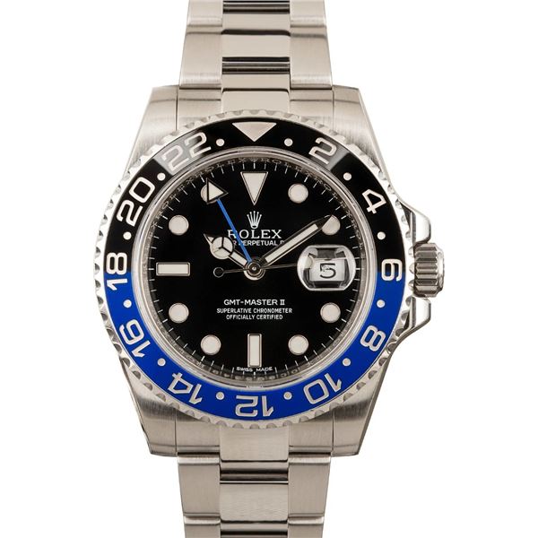 Pre-owned Rolex GMT-Master II - 116710BLNR