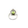 Image 5 : 9.26ct Natural Peridot 14K White Gold Ring