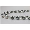 Image 3 : 7-11mm Tahitian and SouthSea Multi Color Drop Baroque Necklace with Gold Clasp