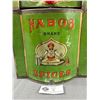 Image 2 : Rare Nabob General Store Spices Tin w/Roll Top- 11" x 8" x 8" - Great Graphics