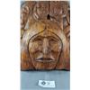 Image 2 : Mavis Dana Baker, Squamish nation Woodcarving dated 1985- Signed, 14.5" High and 16.25" Wide