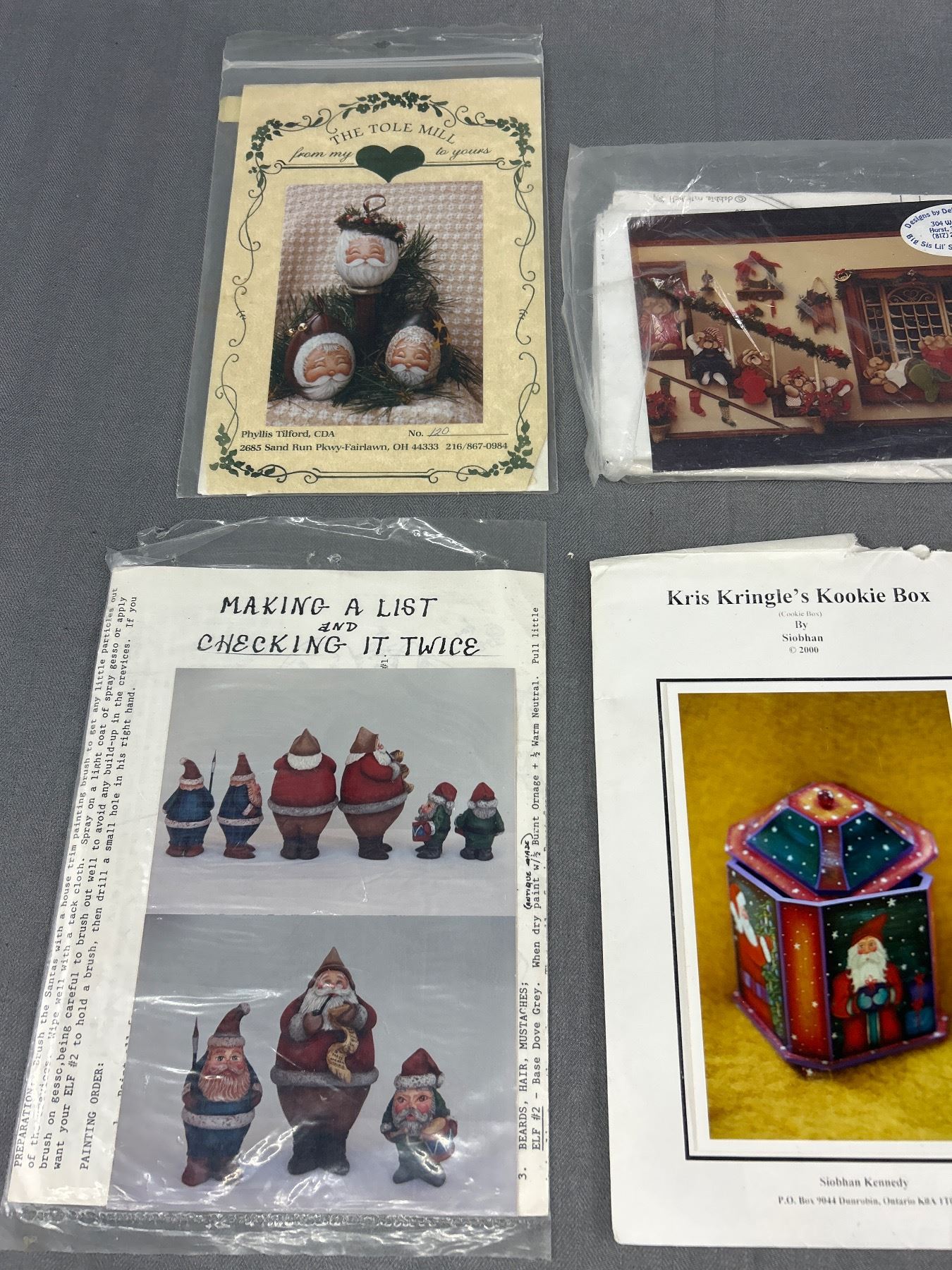 Simple Tole Patterns Lot of 6 Vintage Tole Painting Patterns w/ Instructions