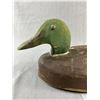 Image 2 : Vintage Wood Duck Decoy, Hollow Push Pin Eyes, Approx 15" Long, Original Paint