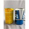 Image 3 : 3 pc Vintage Eagle Gasoline 1 Gallon Can and Shell Allstare Quart Cans, No Lids