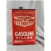 Image 4 : 3 pc Vintage Eagle Gasoline 1 Gallon Can and Shell Allstare Quart Cans, No Lids