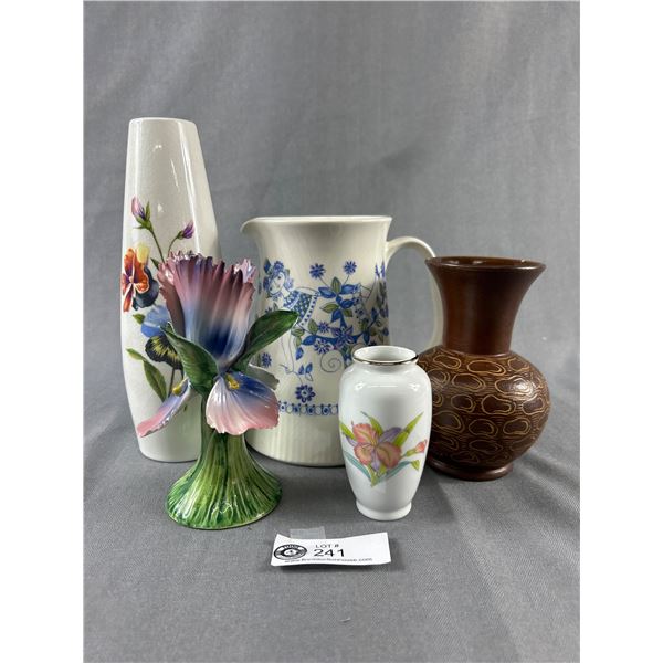 Lot Of Misc Home Décor - Vases, Pitcher & More