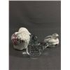 Image 1 : Lot Of Home Décor - Bird Paperweight, Trinket Box & Potpourri Holder