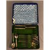 Image 1 : Very Nice Set of Vintage Silver Plated Cutlery in Box