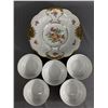 Image 1 : Vintage Henneberg Porcelain Made in German Democratic Republic 5 Bowls and 1 Plate. Very Nice Condit