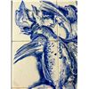 Image 2 : Beautiful Antique Delft Pottery Tiles, Mounted on Board to Create a Picture. Tiles are Very Old