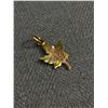 Image 1 : 10K Gold Maple Leaf Pendant