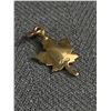 Image 2 : 10K Gold Maple Leaf Pendant