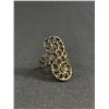 Image 1 : Hand Crafted 925 Sterling Silver Ring, Filligree Design, Size 7 1/2