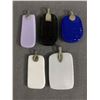 Image 2 : 5 Beautiful Art Glass Pendants, Different Colours, Designs and Sizes