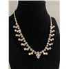 Image 2 : 2 Lovely Vintage Rhinestone Necklaces, One with Pearls Self-adjustable Lengths